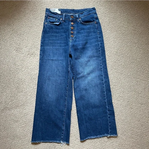 Marine Layer Wide Leg Cropped Jeans - Picture 3 of 9